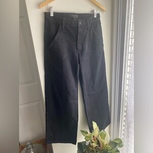 Banana Republic High Rise Trouser Black Jeans Women’s Pants Size 4 Petite 27